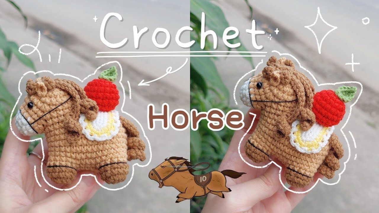 Crochet Horse Amigurumi 🐎 | Easy Crochet Tutorial | Móc len Con Ngựa