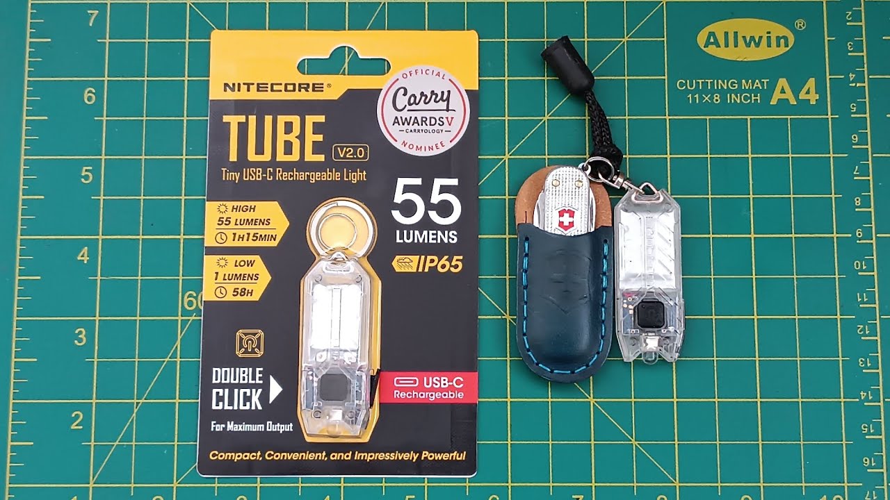 Nitecore TUBE V2.0 USB-C. Легендарний "Тюбик" тепер на сучасному Type-C. 
