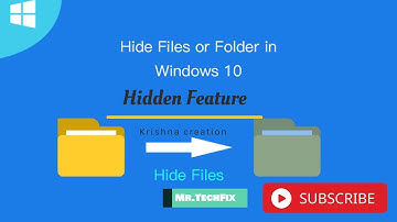 How to Hide/Unhide secrete File and Folder in window 10  |Hidden Feature| |Mr.TechFix|