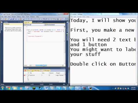 How to make a password protected file with Visual Basics 2008 or higher