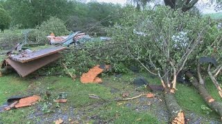 NWS confirms EF-0 tornado tore through Johnson County