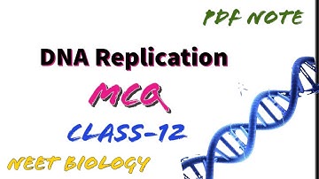 DNA Replication(MCQ)