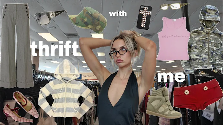 THRIFT WITH ME 🧸ྀི  + TRY ON (vintage 00s, chic, fall inspired, old money, + more)