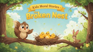 The Broken Nest | Bird’s Nest is Broken What Will She Do Next | Forest Stories #storytime