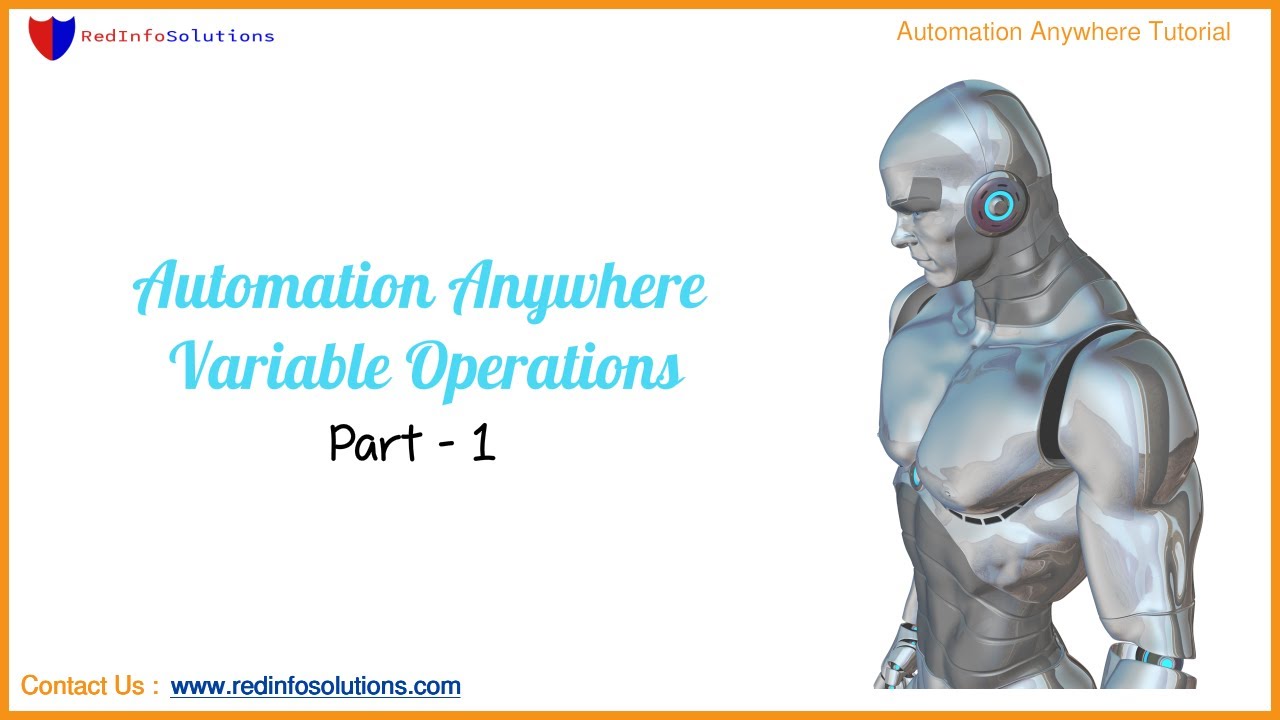 Automation Anywhere variable Operations Part 1 - YouTube