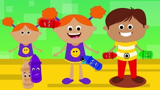 Cabeça ombros joelhos | Canções de bebê | Head Shoulders Knees | Learn Body Parts | Kids Rhymes