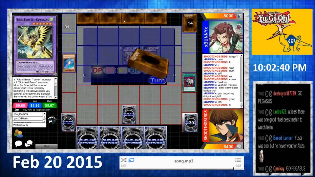 YGOUCI DN1.2 R1 Shootingbirds vs. P_Bunny