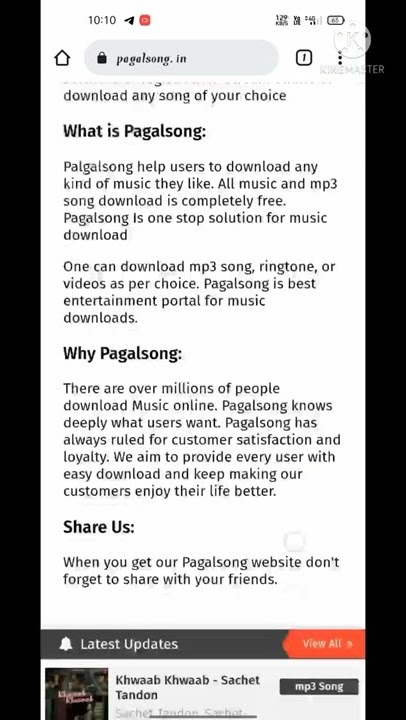 New MP3 song download kare 10second me😱