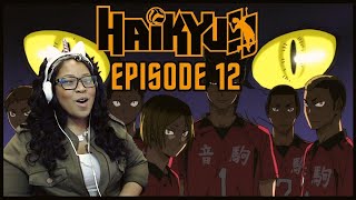 KARASUNO V. NEKOMA PRACTICE MATCH! HAIKYU!! S1E12 || FIRST TIME WATCHING!