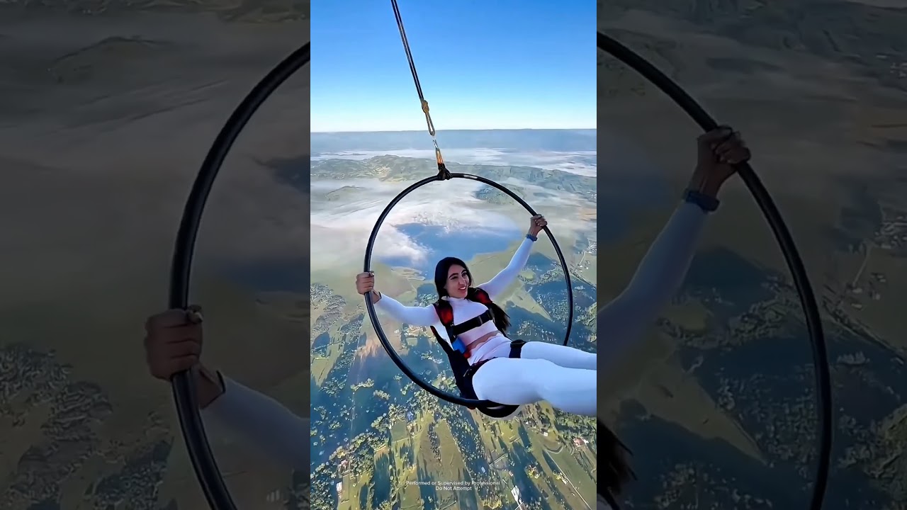 This Girl Is Professional Sky Diver 😱