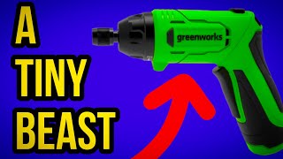 The Greenworks Cordless 8 Volt Screwdriver Makes the Hyper Tough Obsolete