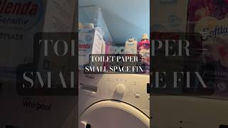 Toilet Paper Storage | Small Space Bathroom Hack
