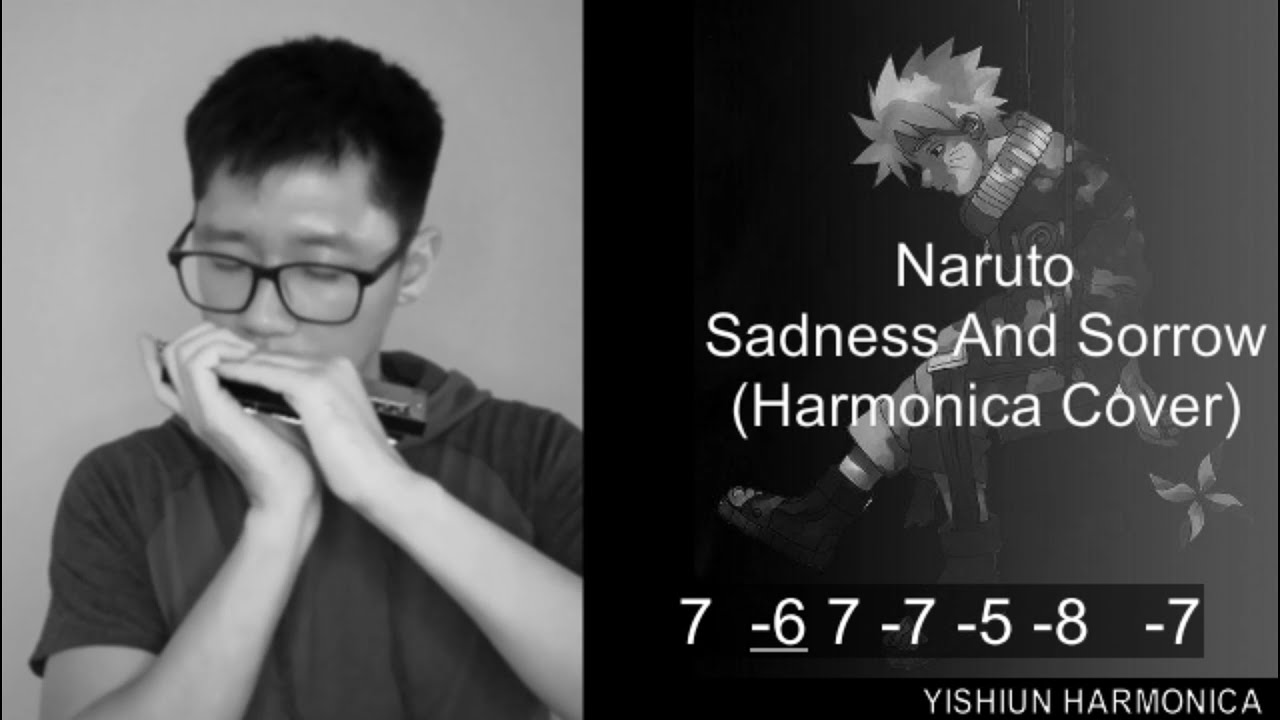 Naruto - Sadness And Sorrow (Harmonica Cover) + Free Tabs