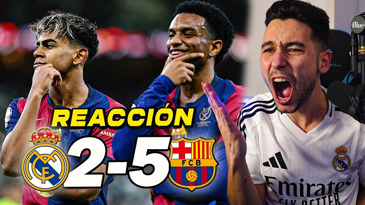 REACCIONES DE UN HINCHA al Real Madrid vs Barcelona 2-5 *QUE VERGÜENZA* | ByDiegoX10