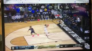 St. Peter’s wins against Purdue