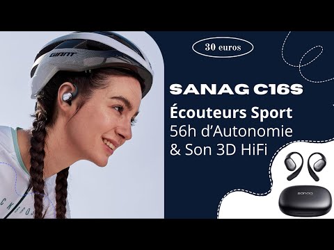 🎧 Sanag C16S – Écouteurs Sport 56h d’Autonomie & Son 3D HiFi à moins de 30 euros🔥