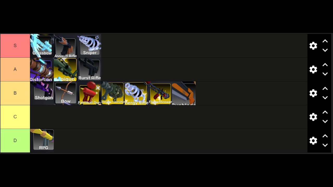High Ranks In Rivels I ranked ALL OF THE PRIMARY GUNS IN RIVELS - YouTube