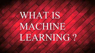 Machine Learning Tutorial Python -1: What is Machine Learning?