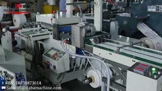 DABA 420mm IML Label Flatbed Die Cutting Machine With Conveyor And Collection
