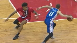 Nik Stauskas Sick Crossover Henderson Dunked On Twice 76Ers Vs Wizards