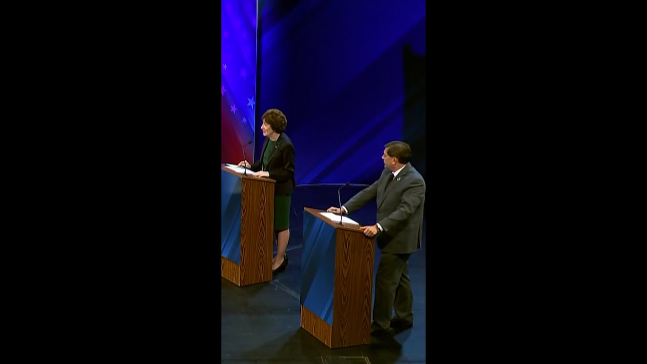 Heckler interrupts the final Maine Senate debate Heckler interrupts the final Maine Senate debate