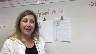 How to Pyramid Write Sight Words