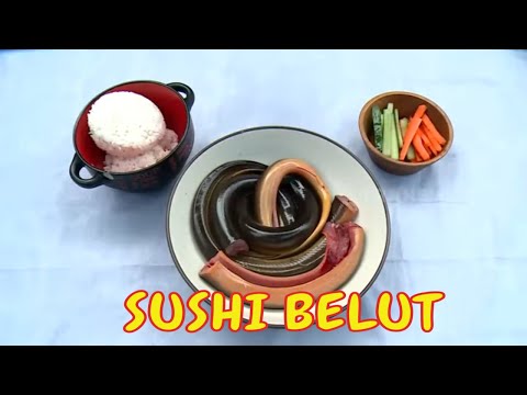 Video: Cara Membuat Sushi Belut