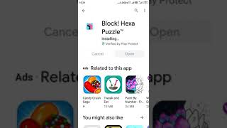 How to download install and play Block ! Hexa Puzzle game screenshot 3