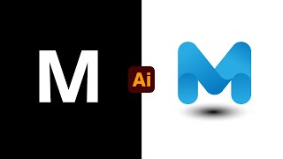 Adobeillustrator Logo Design "M" || Letter Logo Design || typography Logo Design Adobeillustrator..