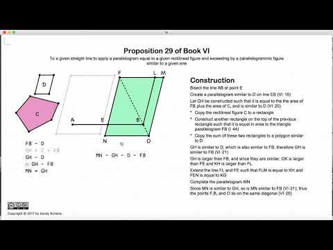 Euclid's Elements Book 6 - Proposition 29