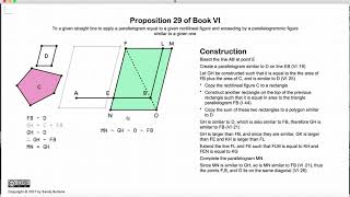 Euclid's Elements Book 6 - Proposition 29