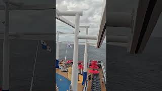 SkyRide POV - Full Ride on Carnival Vista!! |  Bike High Above the Ship!!