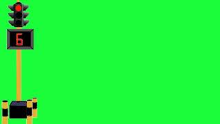 #Green screen# lampu lalu lintas#