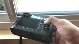 Fujifilm X100F Stealth Thumb grip using leather grip tape screenshot 3