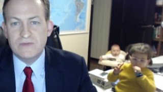 Watch The Hilarious Moment These Kids Crash Their Dad's Live Interview