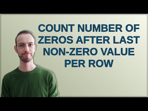 Count number of zeros after last non-zero value per row