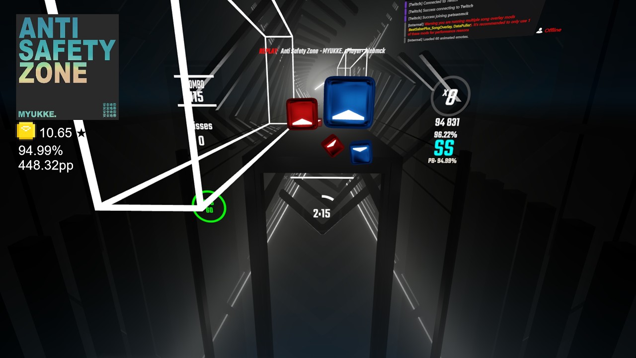 TOP PP AFTER A BREAK? | Anti Safety Zone mapped by oegoe and Yabje | 94.99% 448.32pp