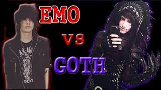 GOTH vs EMO \ Whats The Difference