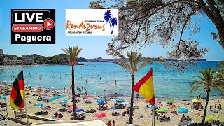🌞 Live Webcam Playa Palmira / Rendezvous Garden Paguera | 4K | #Balearics #Mallorca #Livestream