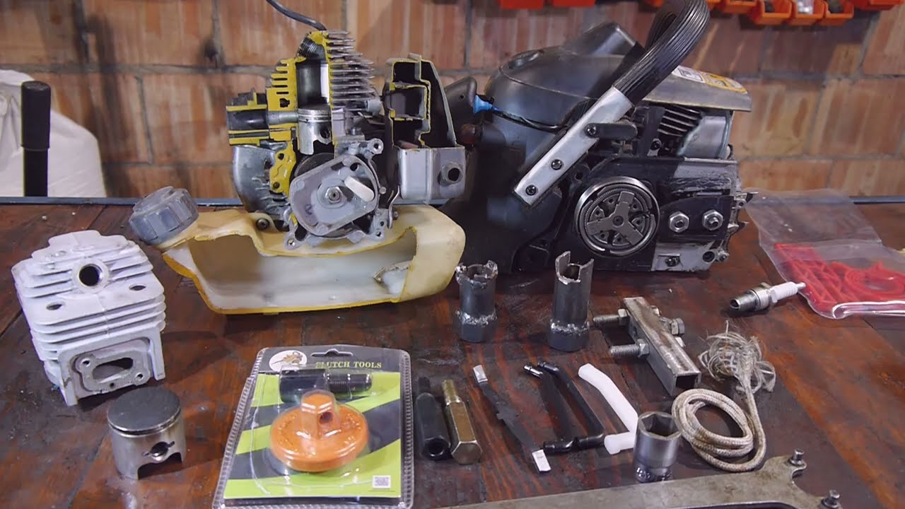 @RPGarażowo. Blokowanie tłoka w Pilarce i Kosie Spalinowej. Jak i czym blokować bezpiecznie.