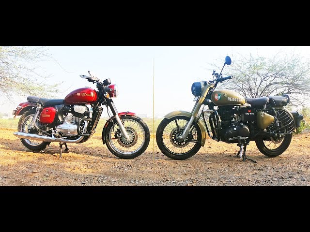 Jawa 42 Vs Royal Enfield Classic 350 Signals Drag Race