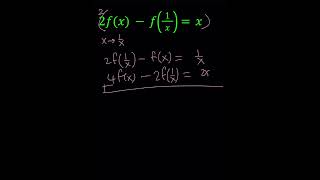 A Functional Equation | Math Olympiads