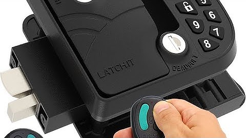 Latch It Keyless RV Lock Installation