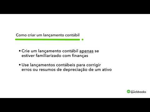 Vídeo: Como faço para criar uma subconta no QuickBooks?