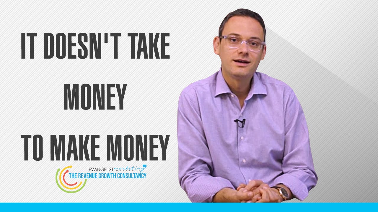 It DOESN'T Take Money To Make Money - YouTube