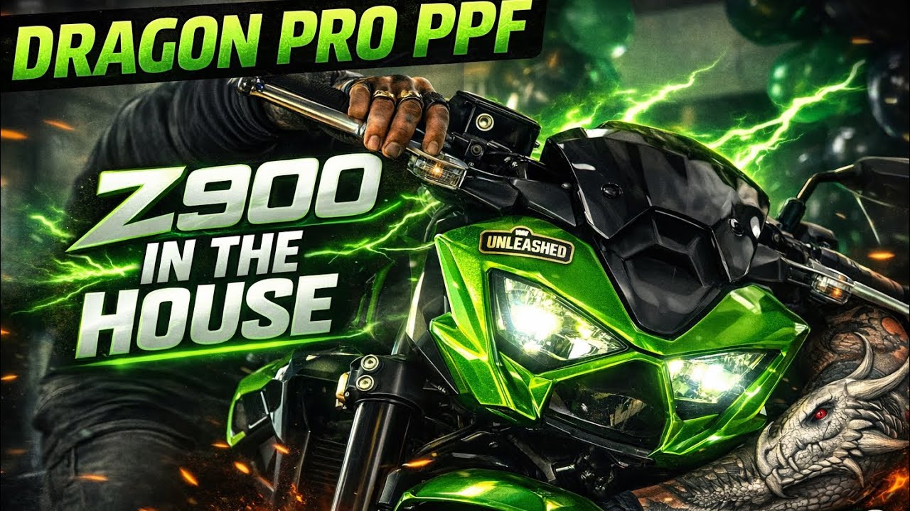 PPF on z900 super naked superbike Kawasaki 2026 