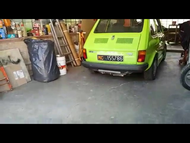 Einbau einer Hupe mit La Cucaracha in den Fiat 126 - Kraftymats