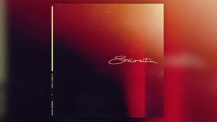 Señorita Instrumental version - Instrumental performance video thumbnail