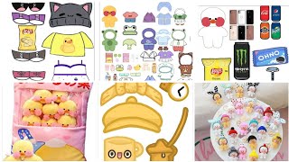 517 Plantillas Patitos kawaii💖Nueva Ropa 👗👚👖accesorios comida y decoración para mascotas de papel 🌈📰