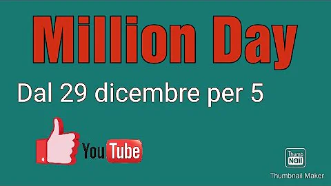 Quando escono i numeri di Million Day?